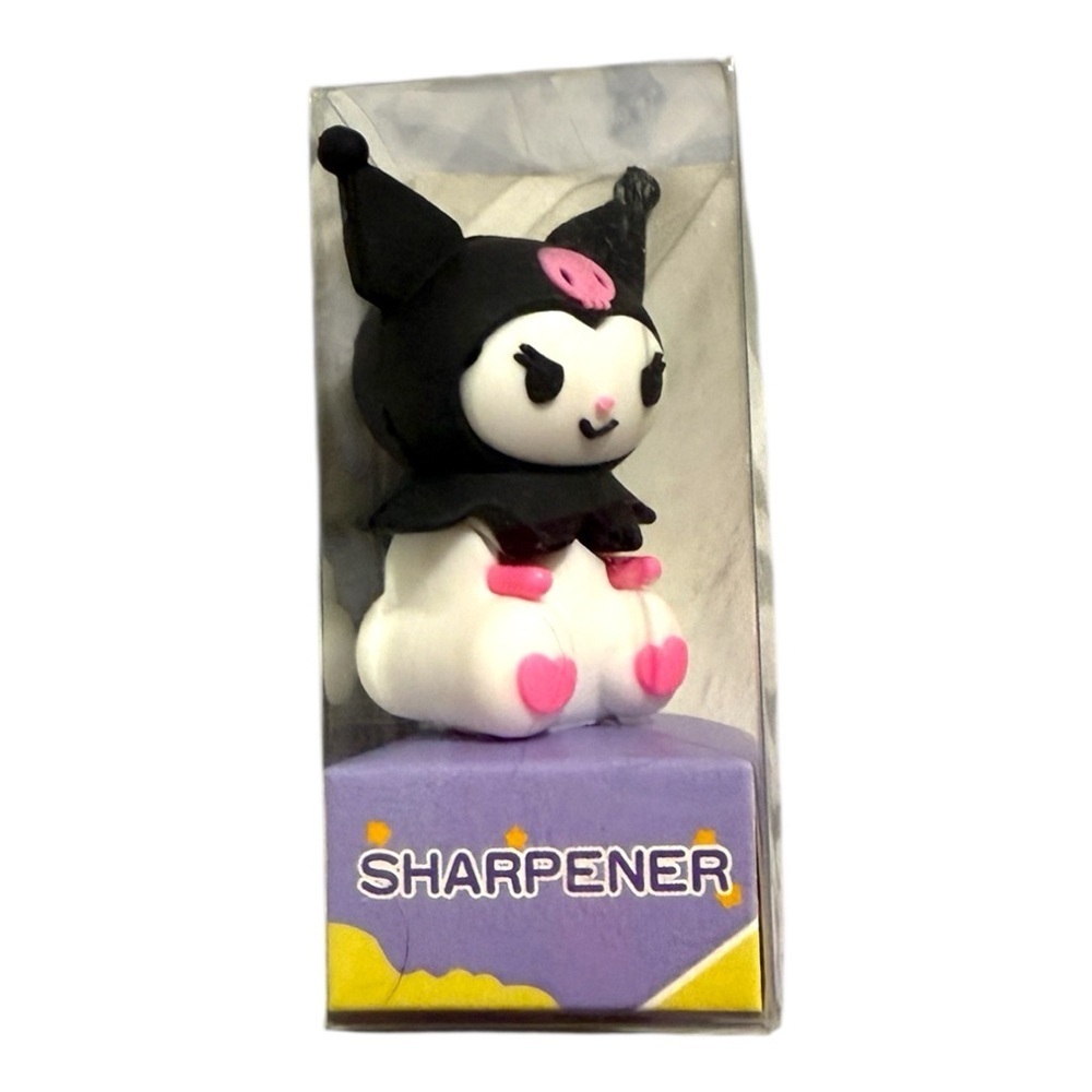 Kuromi Pencil Sharpener – Sanrio Collectible in Display Box
